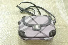 BURBERRY BLUE LABEL burberry 希少 バーバリーブルーレーベル ノバチェック ショルダーバッグ ピンク プレート　管理p1220