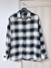 ユニクロ フランネル シャツ オフホワイト (off white) カラー XXL 2XL