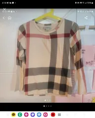 バーバリー チェック 長袖 Tシャツ 6y 送料込み