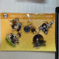 鬼滅の刃 ご当地イラスト 北海道 アクリルチャーム 5個セット 鬼滅の刃 全集中展 -無限列車編 遊郭編- 北海道 会場 限定 S5