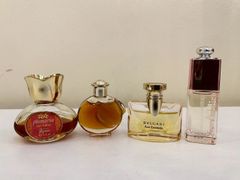 □香水 4種 セット プルメリア ニナリッチ ブルガリ ディオール ミニ