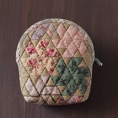 ミナペルホネン ポーチ ハンドメイド mori no hoshi レッド系 - メルカリ