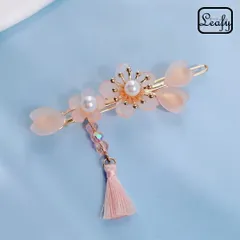 桜ヘアピン さくら パール 花びら ドロップ ピンク 和装 浴衣 結婚式 二次会 卒業式 入学式 入園式 卒園式 2026 春 新生活 フォーマル ヘアアクセサリー 髪飾り レディース プレゼント ギフト 送料無料 即購入OK 最短当日〜翌日発送