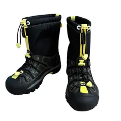 ZM1698 【美品】 KEEN  キーン　WINTERPORT II ウィンターポート2  ブラック　黒　レディース　23cm  スノーブーツ