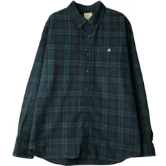 古着 90~00年代 エルエルビーン L.L.Bean TRADITIONAL FIT ブラックウォッチチェック 長袖 ボタンダウン/eaa599576