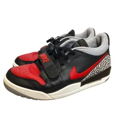 NIKE ナイキ AIR JORDAN LEGACY 312 LOW BLACK/UNIVERSITY RED ジョーダンレガシー312 スニーカー CD7069-006 28cm ブラック/レッド メンズ
