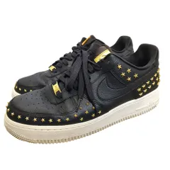NIKE ナイキ Women's Air Force 1 Low Star Studded Black エアフォース1  スニーカー AR0639-001 28cm ブラック/ゴールド メンズ