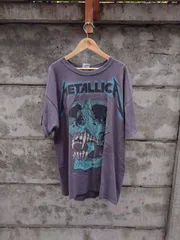 メタリカ＿METALLICA　ヴィンテージTシャツ　2011 TOUR チャコールグレー