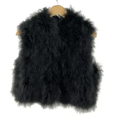 iBlues(イブルース) コート レディース美品  - 黒 毛皮/ノースリーブ/秋/冬