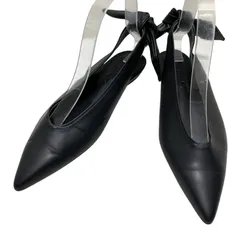 【美品】ルタロン (24) フラットシューズ パンプス ポインテッドトゥ ストラップ 希少デザイン