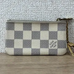 LOUIS VUITTON ルイヴィトン　ダミエアズール　ポシェットクレ　コインケース　小銭入れ　フック付き　メンズ　レディース