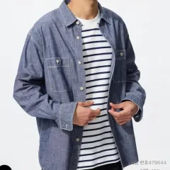 UNIQLO シャンブレー シャツ (M サイズ)