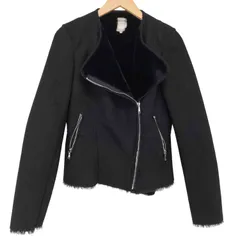 ザラ ZARA TRAFALUC フェイクムートンライダースジャケット レディース 表記無 