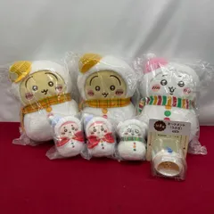 ちいかわ　エニマイくじ　ぬいぐるみ　うさぎ③C賞　ちいかわ①A賞　マスコット　古本屋⑪E賞　モモンガ⑩E賞　オーナメント　うさぎ⑭F賞　まとめ　ちいかわ　ゆきだるまになっちゃった！　806