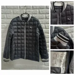 M PUMA プーマ ゴルフ 軽量ダウン アウター チャコール