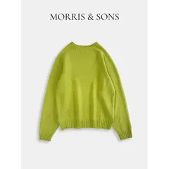 【2点おまとめ】①MORRIS & SONS ウール セーター ②UNIQLO 3Dカシミヤ クルーネック セーター ライトブルー