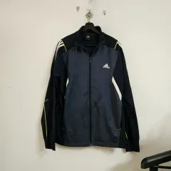 アディダス ネイビー トラックジャージ 長袖 ジャケット