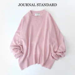 2024 / JOURNAL STANDARD ジャーナルスタンダード / カシミヤ クルーネックプルオーバー / カシミヤ 100％ / ピンク  / フリーサイズ / 長袖 カシミヤ ニット / 秋冬 / ベーシック / 無地 / シンプル / ゆったり