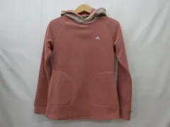 GOLF ゴルフウエア adidas アディダス フリース パーカー レディース Sサイズ くすみ ピンク 中古品
