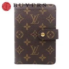 【中古】 ルイ・ヴィトン 二つ折り財布 ポルト・パピエ・ジップ M61207 モノグラム ブラウン 小物 レディース 女性 LOUIS VUITTON