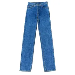 LEVI'S 606-0217 90S フィリピン製 ボタン裏359 ハイウエスト テーパードデニム インディゴ サイズW28 レディースS リーバイス