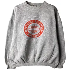古着 90年代 ハーレーダビッドソン Harley-Davidson アドバタイジング スウェットシャツ トレーナー USA製 メンズL相当/eaa596366のサムネイル
