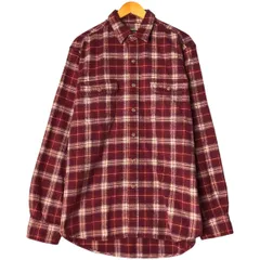 古着 フィールドアンドストリーム FIELD&STREAM 長袖 フランネルチェックシャツ メンズL相当/eaa598319