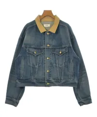 CELINE 水彩画ペイント フラワー デニムジャケット ロゴ刻印金ボタン 36 CELINE 水彩画ペイント フラワー デニムジャケット ロゴ刻印金ボタン 36