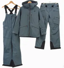 ◇GOLD WIN GORE-TEX スキーウェアー スノーボード 3点セット ジャケット ビブ  パンツ ゴールドウイン ゴアテックス 耐水 レディース