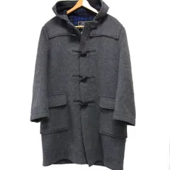 90s☆Gloverall グローバーオール ダッフルコート 英国製 メンズ アウター グレー トグル釦 ウールコート