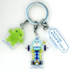 【中古】キーホルダー くちぱっち(パーソナルトレーニングやさん) おみせっちの3連アクリルチャーム 「一番くじ たまごっちのプチプチおみせっち ～ドキドキ!パワーアップしたくじびきやさん!～」 G賞