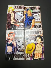 ワンピース　ジャンプフェア　限定　アニメイト　ワンピースカード　ルフィ　サンジ　ゾロ　ナミ　4点まとめ売り