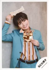 【中古】生写真(ジャニーズ) なにわ男子/大西流星/上半身・衣装青・右手ネームプレート・左手ロゴ持ち/Johnnys’ ISLAND STORE グッズオフショット’20夏/公式生写真