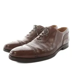 ジョージクレバリー George Cleverley ビジネスシューズ ウイングチップ レザー 9E 茶 ブラウン J8487 /AN10のサムネイル