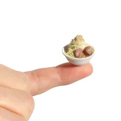 ミニチュア ラーメン二郎風 フードセット ヤサイマシマシニンニクアブラ 食品サンプル