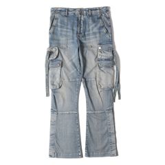 美品】アミリAMIRI タクティカル カーゴパンツ ブラックデニム 31