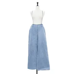 Spick&Span スピックアンドスパン パンツ ブルー サイズ:36(S) | 24春夏 デニム サロペット / パンツ | ワイド サスペンダー コットン | ボトムス ジーンズ ジーパン ズボン【レディース】【中古】