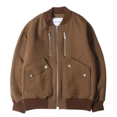 White Mountaineering ジャケット ブラウン サイズ:1 | 22AW ストレッチ ソフトシェル フライトジャケット (DOWN MIX FLIGHT JACKET) | アウター ブルゾン【メンズ】【中古】のサムネイル