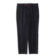 【美品】Kiton キートン パンツ ネイビー 紺 サイズ:32 | 近年モデル スリム テーパード サキソニー トラウザー スラックス パンツ (UFPP79K03177) | MADE IN ITALY | ボトムス ジーンズ ジーパン【メンズ】【中古】のサムネイル