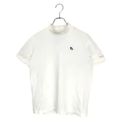 PEARLY GATES パーリーゲイツ ゴルフ 22SS モックネック 半袖 Tシャツ 053-2667607 4 ホワイト メンズ