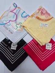【新品】HANAE MORI レディースハンカチ 4枚セット お買い得品