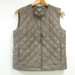 UNIQLO ユニクロ パフテックキルティングベスト ノーカラー 211-460910 襟調節ボタン M レディース