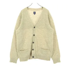 GAP ギャップ 長袖 ニットカーディガン M ベージュ メンズ 古着