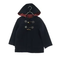 Familiar ファミリア 長袖 ダッフルコート 120 ネイビー キッズ 古着