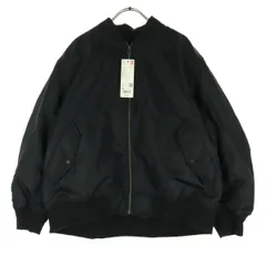 UNIQLO ユニクロ 長袖 MA-1タイプ 中綿 ブルゾン XXL ブラック レディース 古着