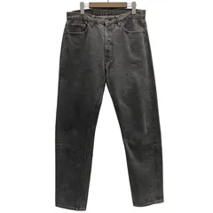 リーバイス Levi's 80's 501 USA製 先染め 524刻印 デニム ブラック W34 L34サイズ 201MB-1239 VB