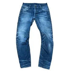 G-STAR RAW ARC 3D SLIM 立体裁断 スリム テーパードデニム インディゴ サイズW32 メンズL ジースターロゥ