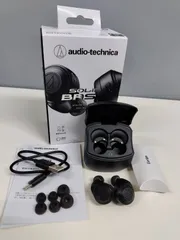 【良品】audio-technica SOLID BASS/ATH-CKS50TW/ワイヤレスイヤホン/ブラック