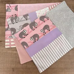 No.41【3枚セット】ミニランチョンマット✴︎ナマケモノ