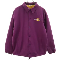 Champion チャンピオン コーチジャケット L パープル 裏ボア メンズ 古着